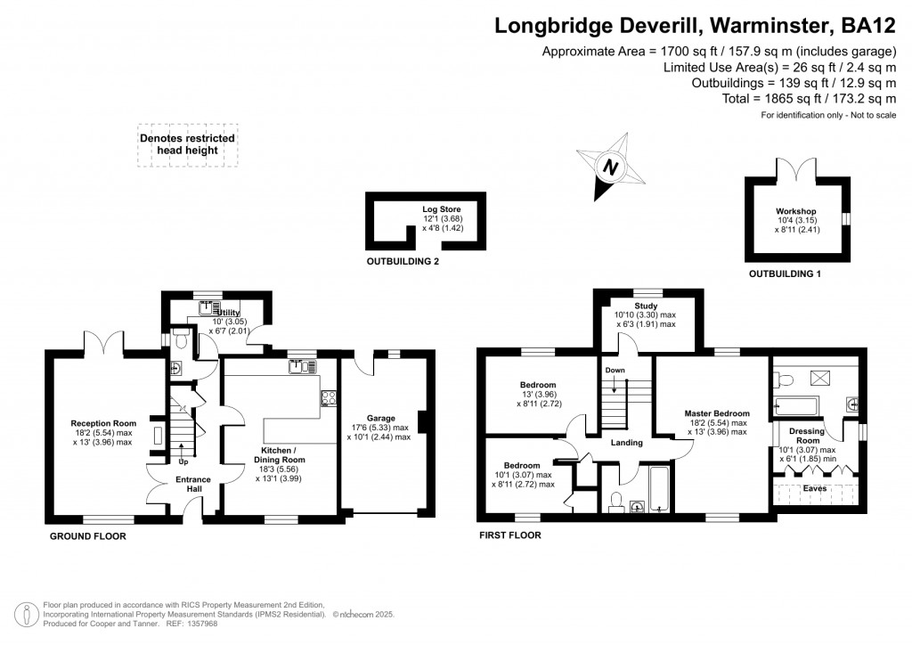 Floorplans For Longbridge Deverill, Wiltshire