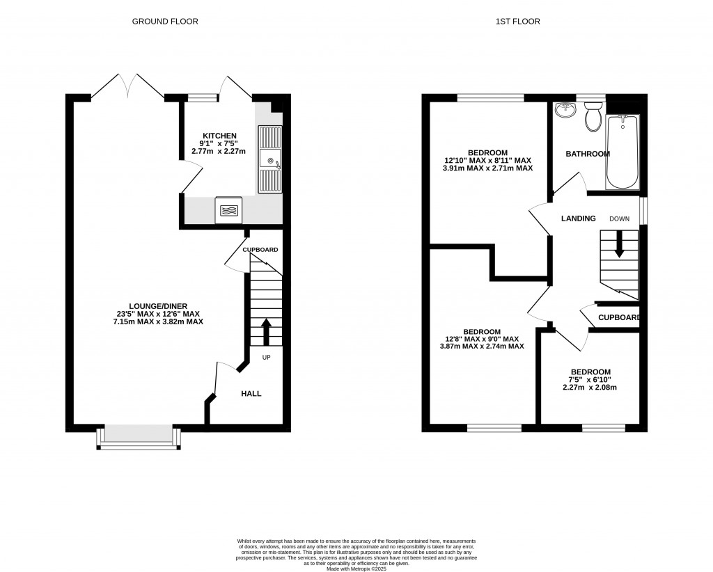 Floorplans For Pendragon Park, Glastonbury, Somerset