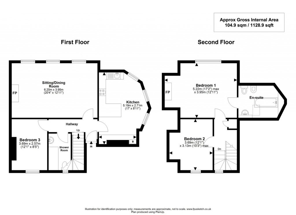 Floorplans For Grove Road, Lymington, SO41