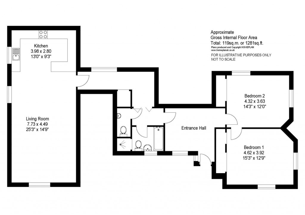 Floorplans For Bank, Lyndhurst, SO43