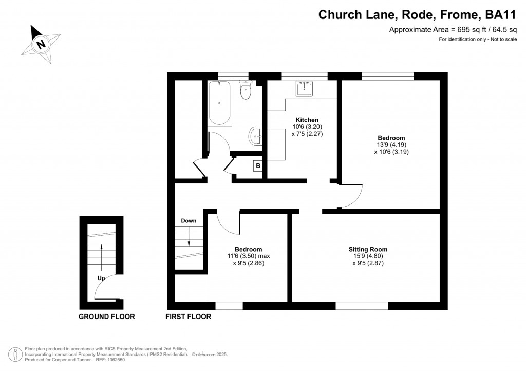 Floorplans For Church Lane, Rode, Somerset