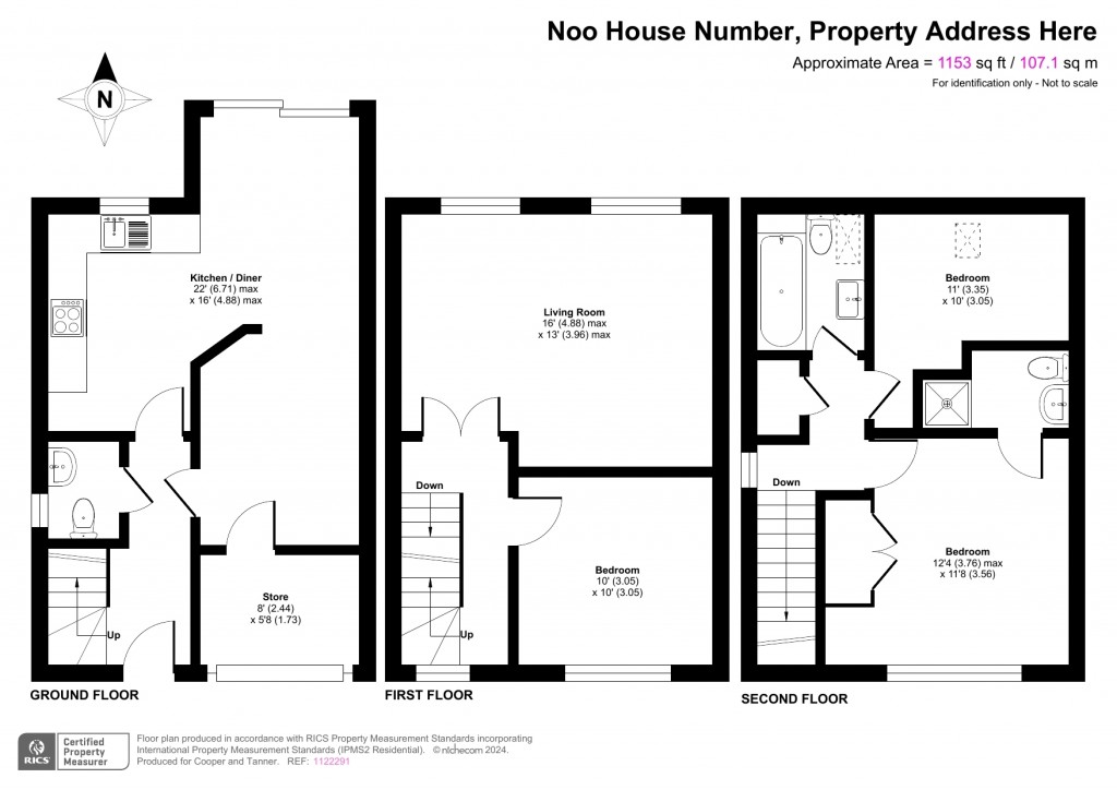 Floorplans For Bridge Court, Westbury, Wiltshire