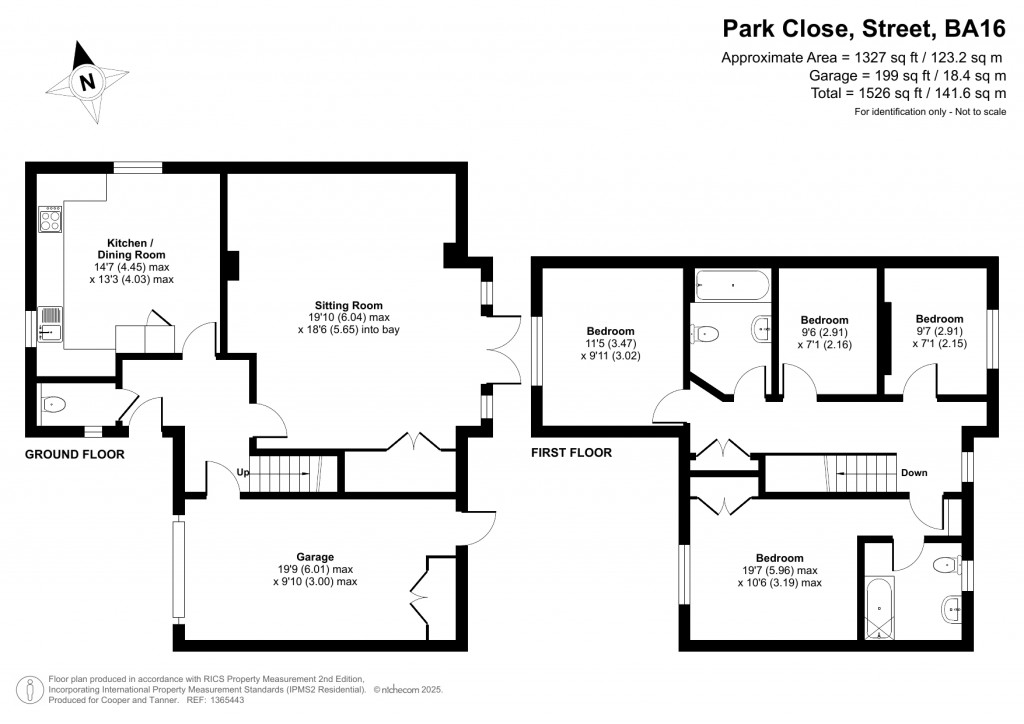 Floorplans For Park Close, Street, Somerset