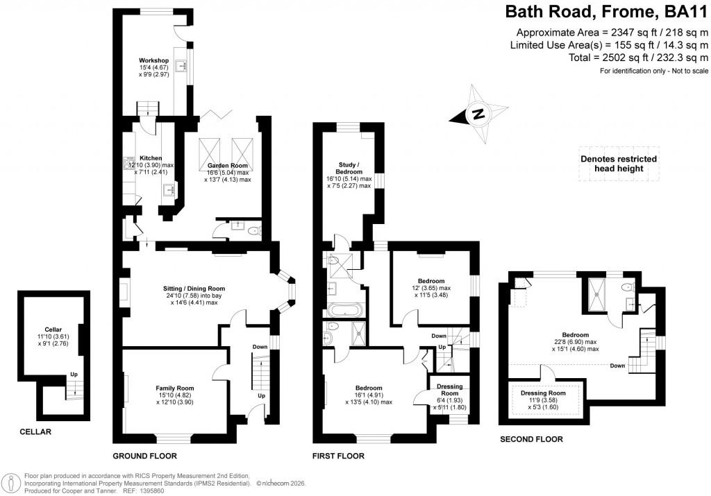 Floorplans For Frome, Somerset