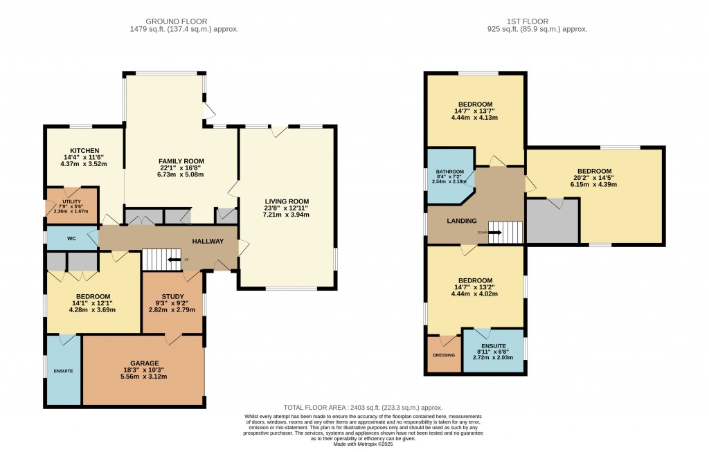 Floorplans For Hill Lea Gardens, Cheddar, Somerset