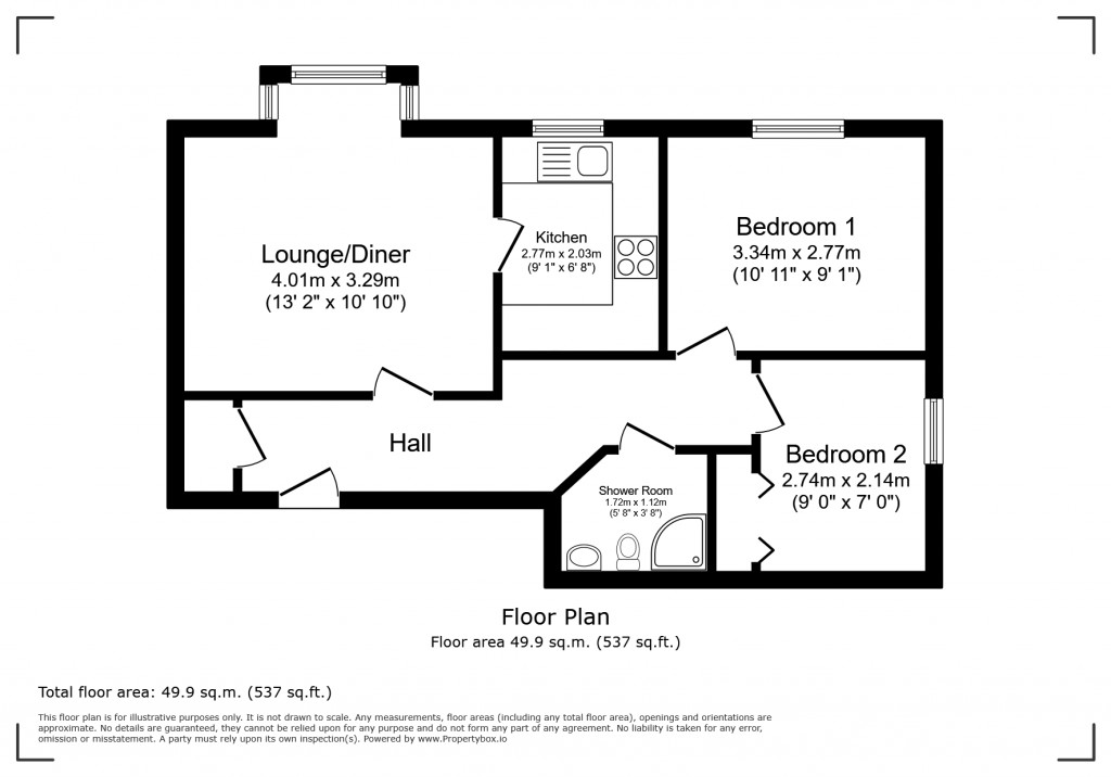 Floorplans For Orchard Road, Street, Somerset
