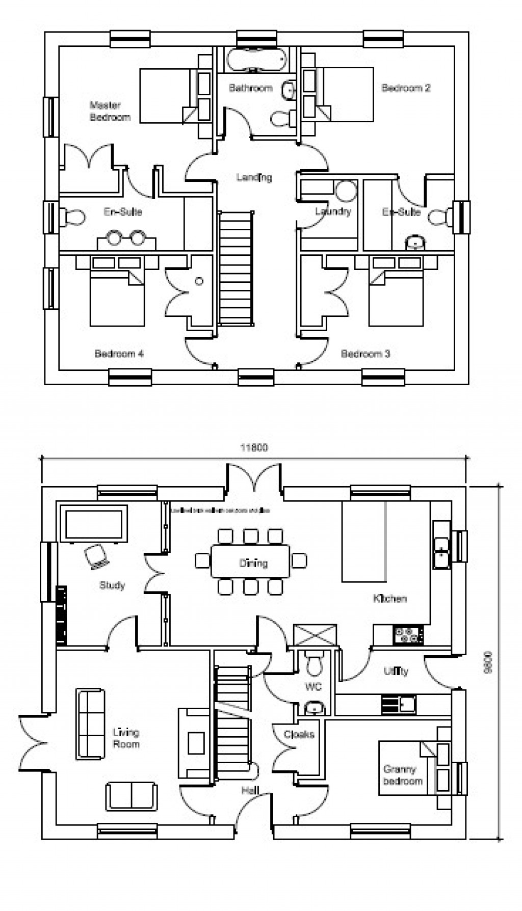 Floorplans For Windmill Hill, Hailsham, East Sussex