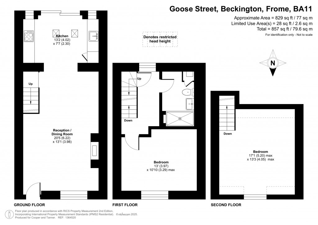Floorplans For Beckington, Frome, Somerset