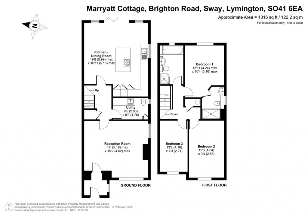 Floorplans For Brighton Road, Sway, Lymington, SO41
