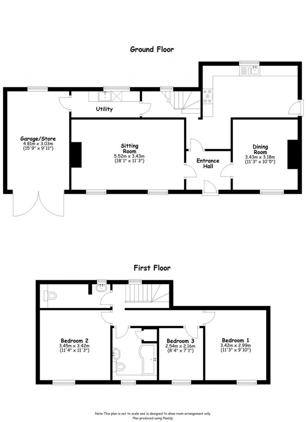 Floorplans For Britwell Road, WATLINGTON