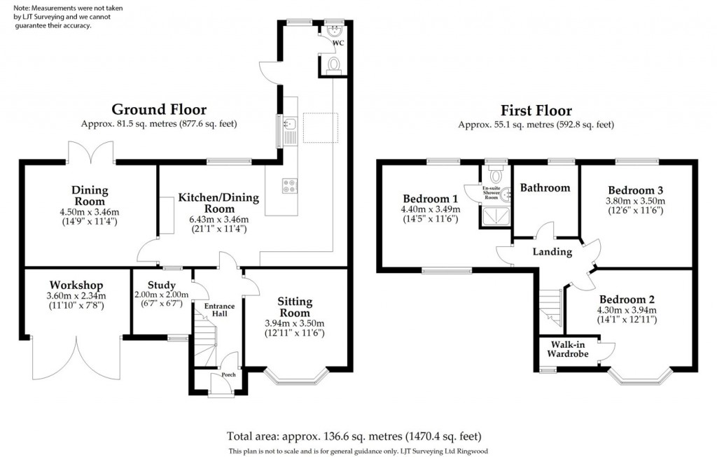 Floorplans For Southampton Road, Ringwood, BH24