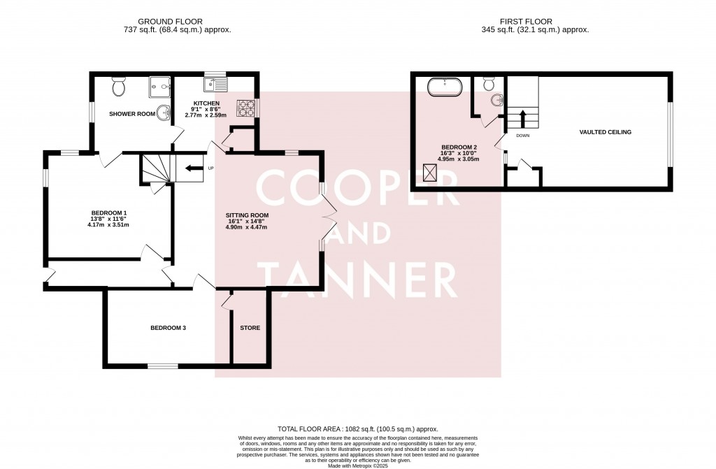 Floorplans For Evercreech, Shepton Mallet, Somerset