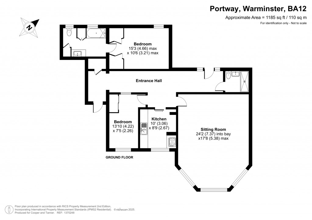 Floorplans For Portway House, Warminster, Wiltshire