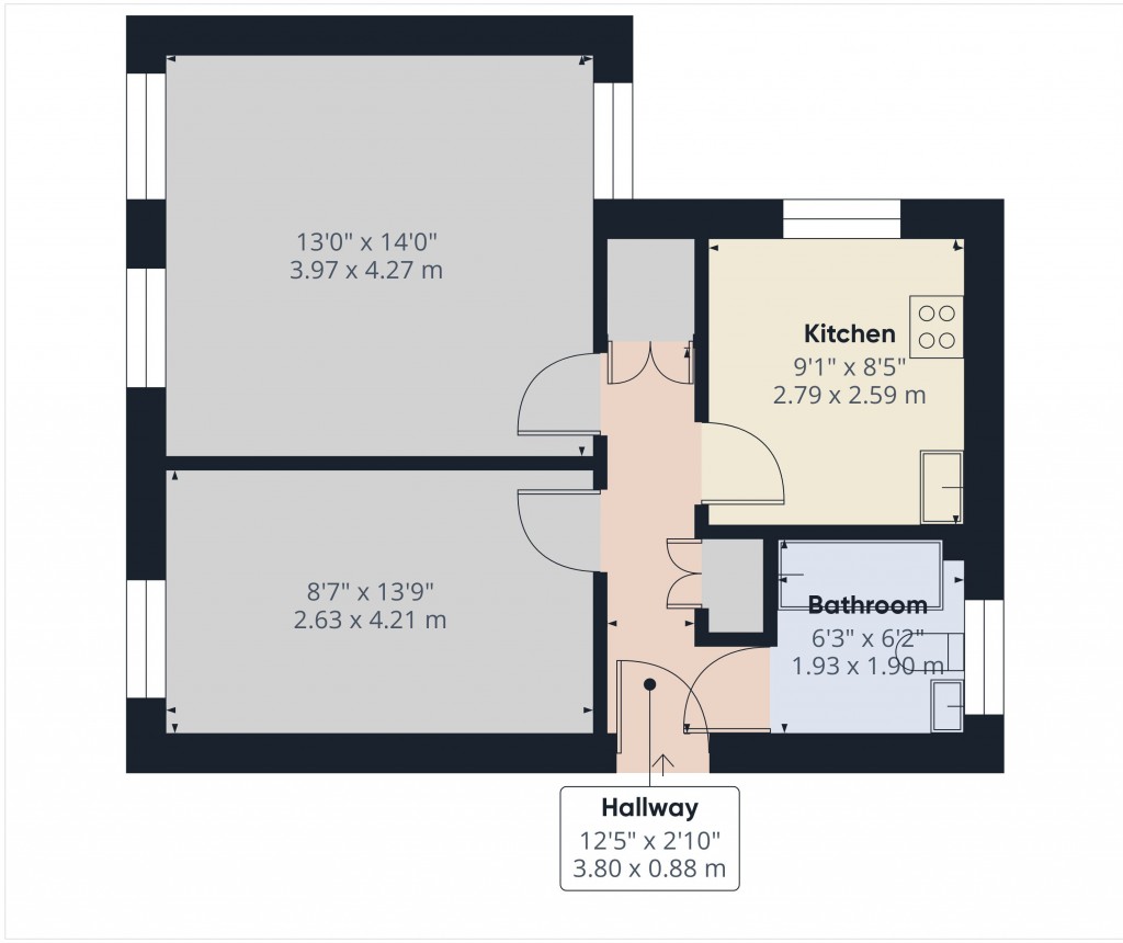 Floorplans For Leigh upon Mendip, Radstock, Somerset