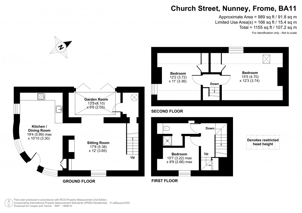 Floorplans For Nunney, Somerset
