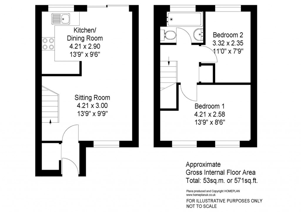 Floorplans For Bankview, Lymington, SO41