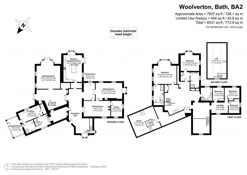 Floorplans For Tellisford, Bath, Somerset