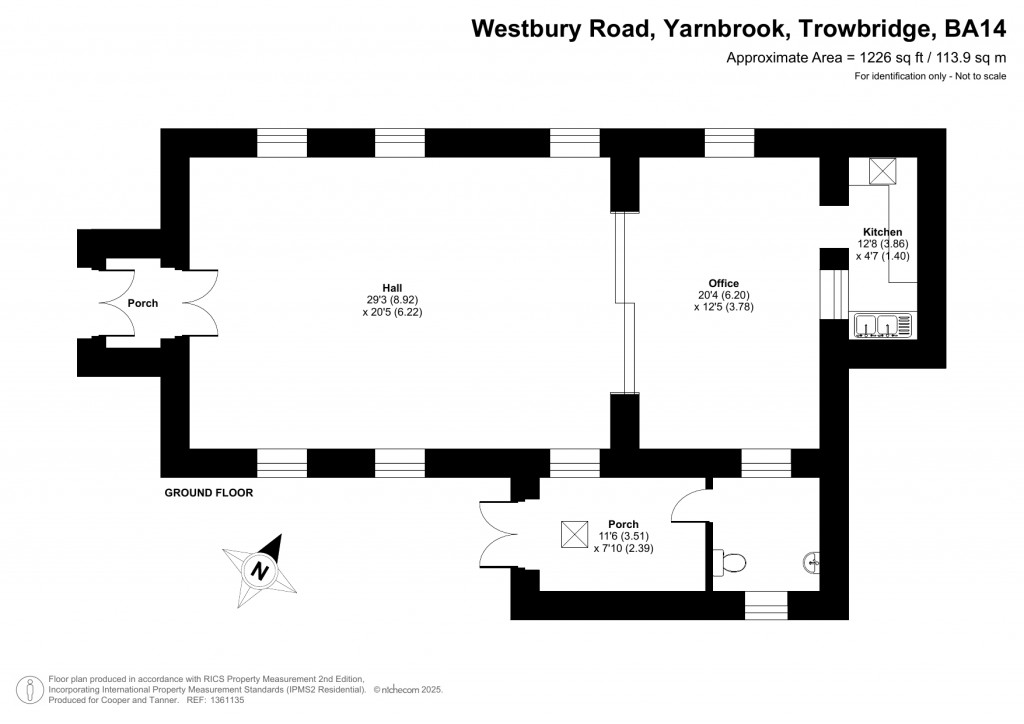Floorplans For Yarnbrook, Westbury, Wiltshire