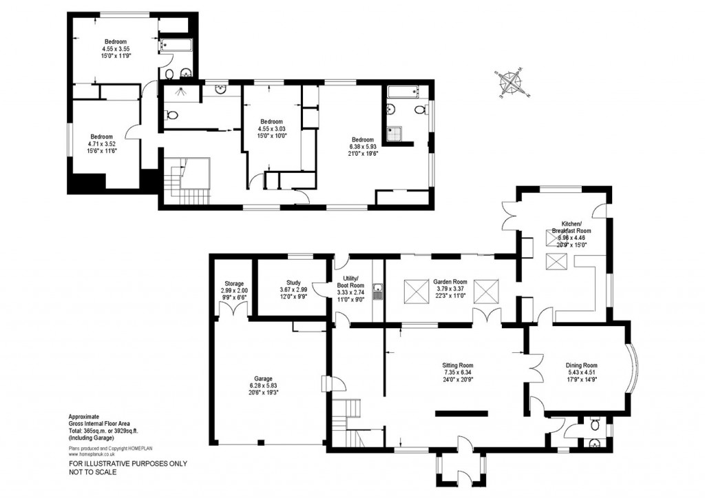 Floorplans For Bucklers Hard, Beaulieu, Brockenhurst, SO42