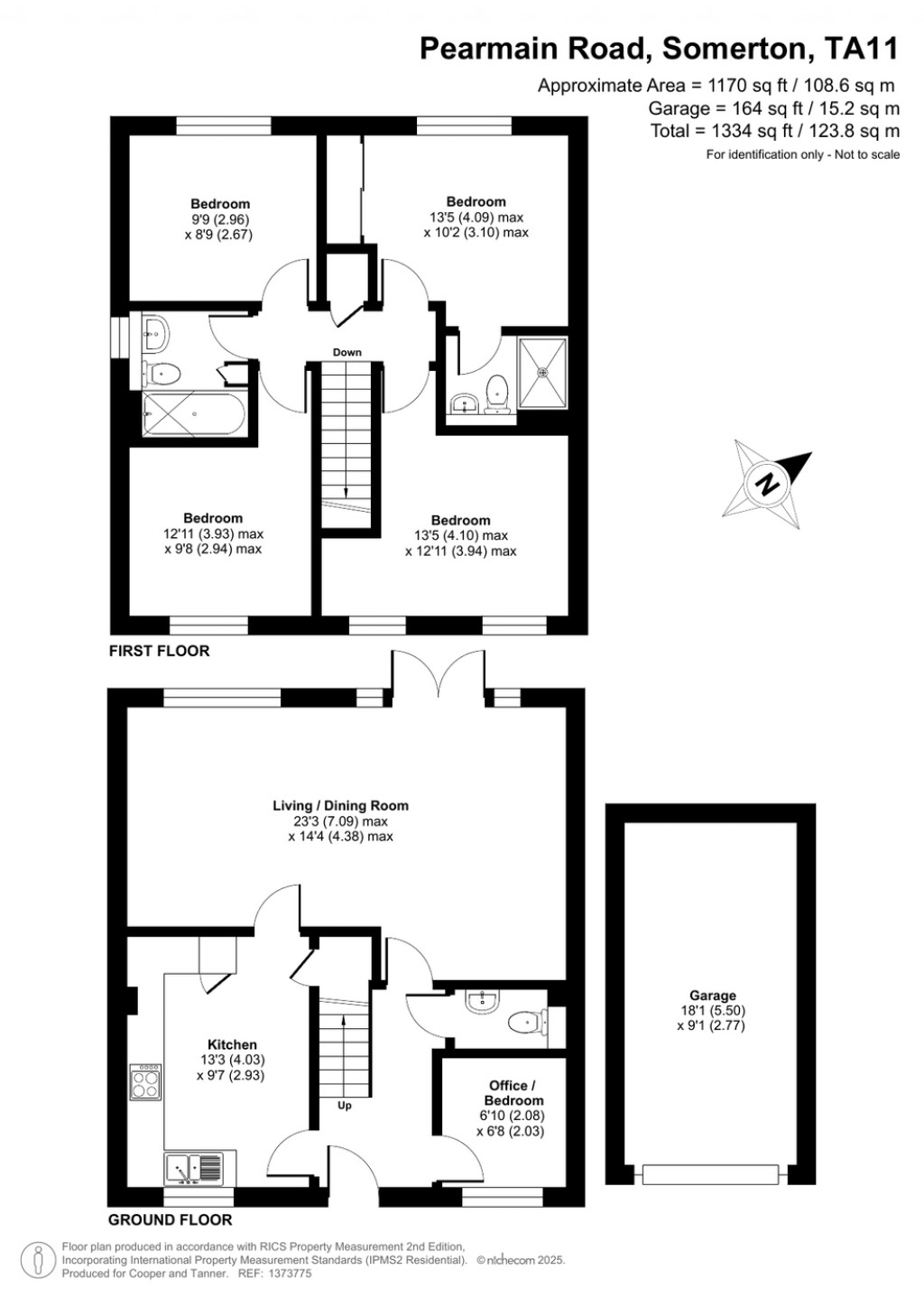 Floorplans For Pearmain Road, Somerton, Somerset