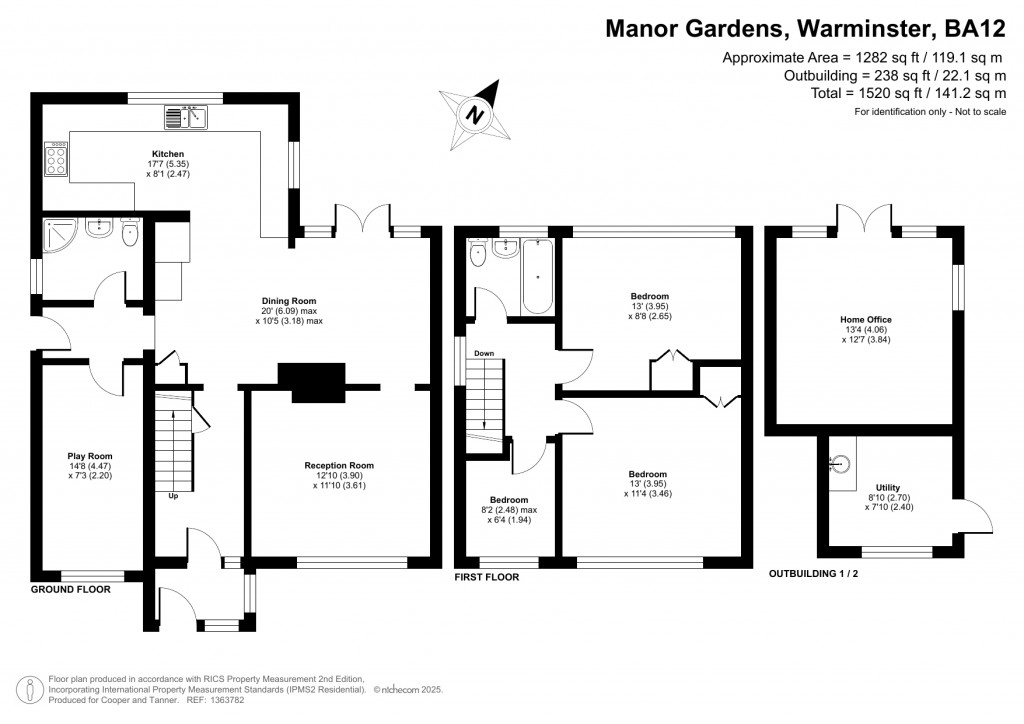 Floorplans For Manor Gardens, Warminster, Wiltshire