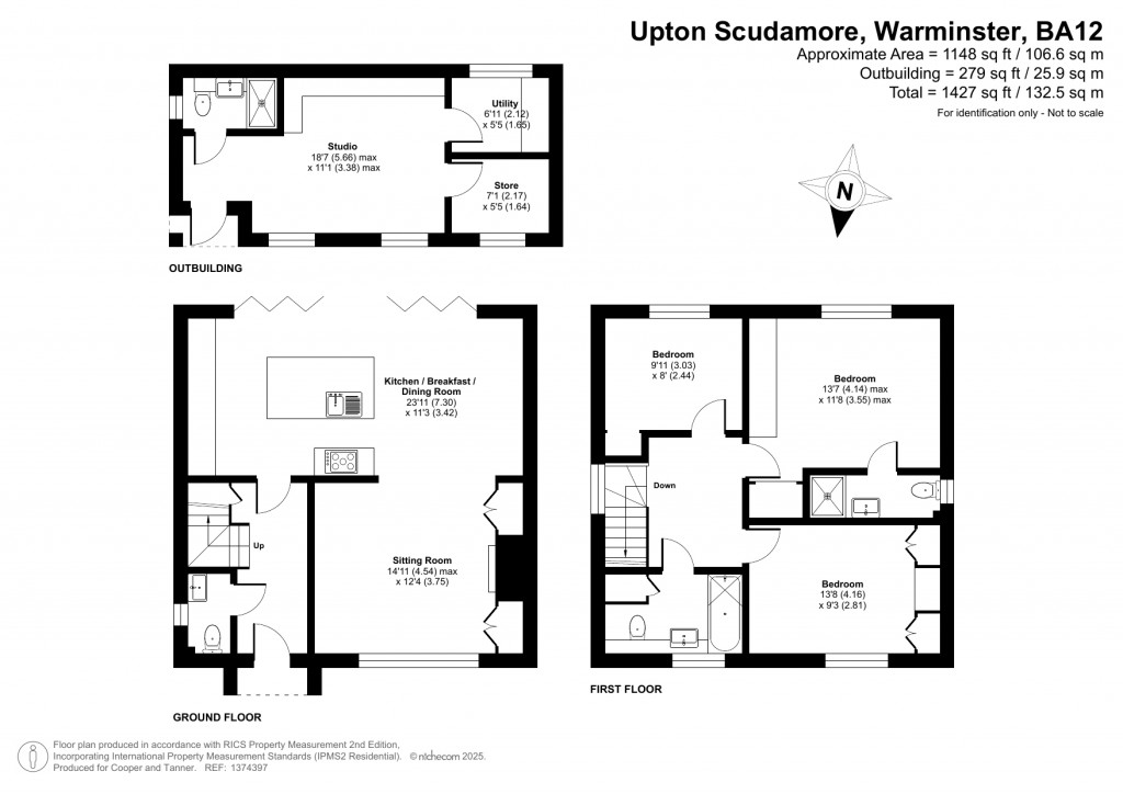 Floorplans For Upton Scudamore, Warminster, Wiltshire