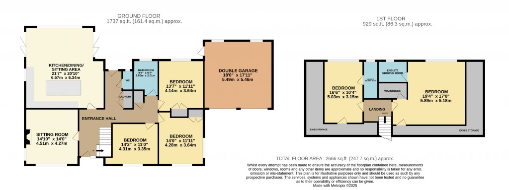Floorplans For Mudgley Road, Wedmore, Somerset