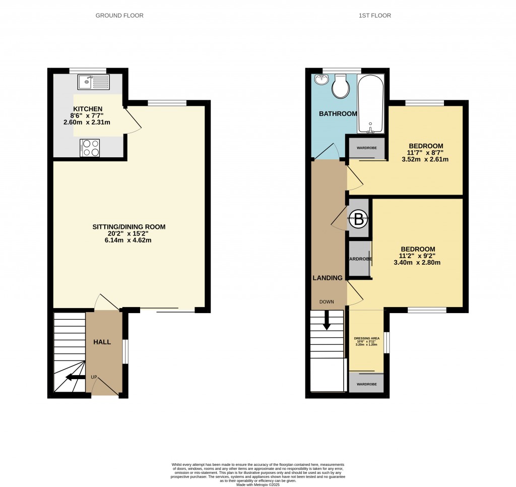 Floorplans For Priory Road, Wells, Somerset