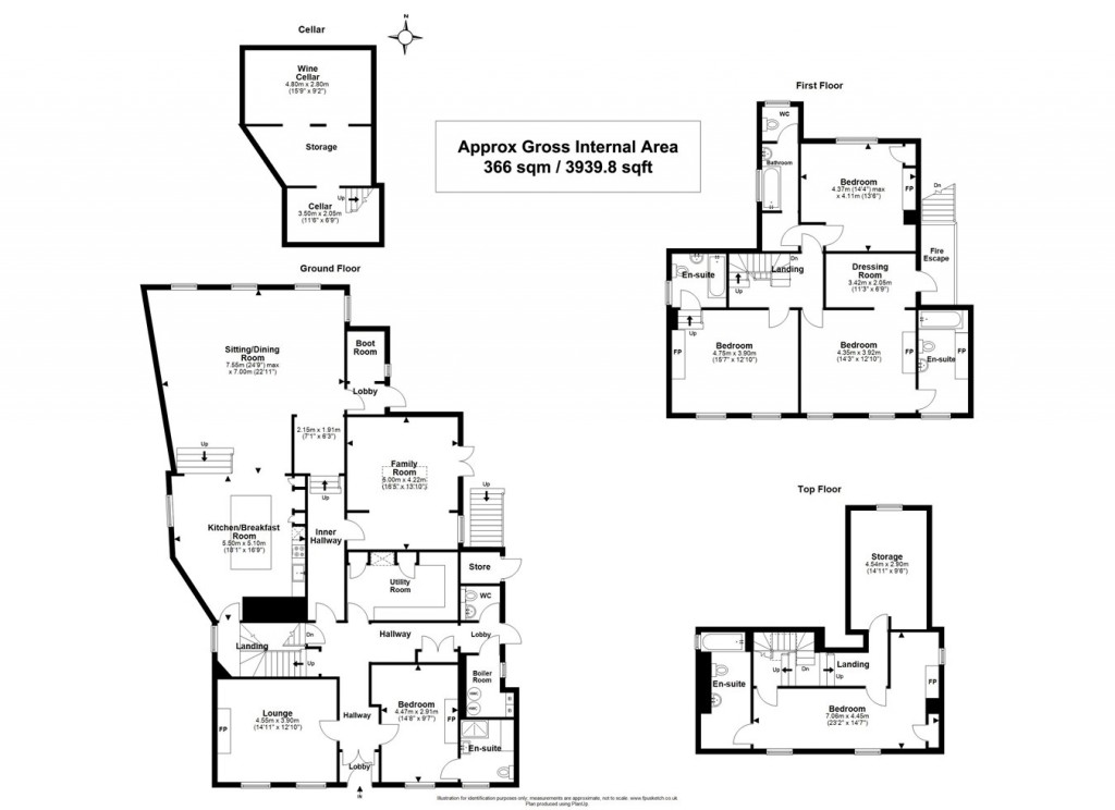 Floorplans For St Thomas Street, Lymington, SO41