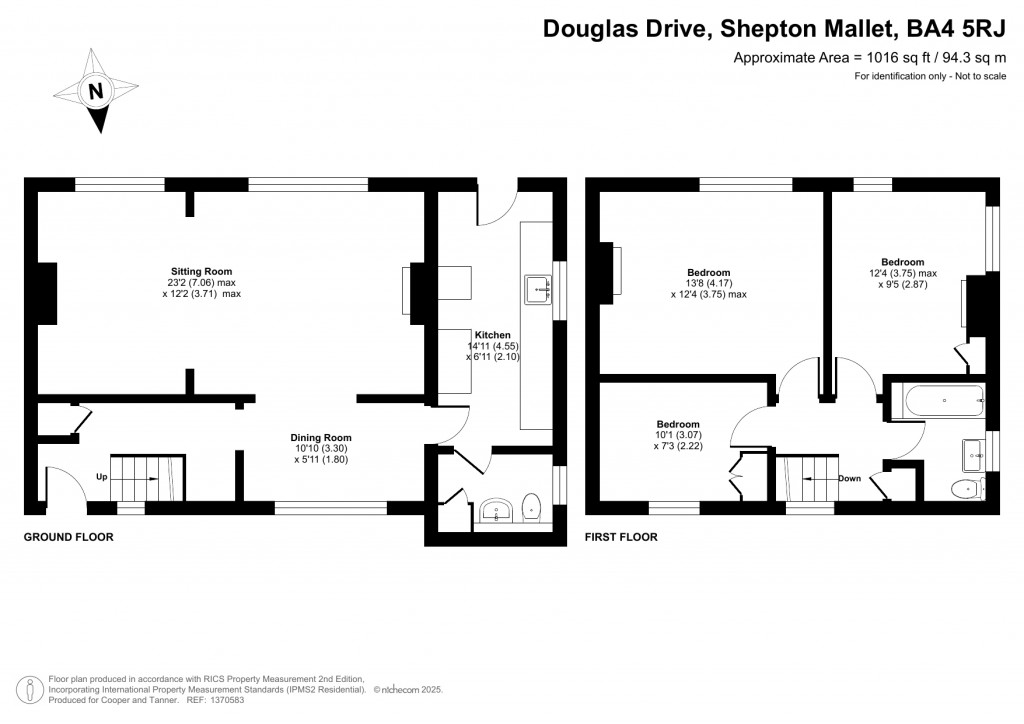Floorplans For Douglas Drive, Shepton Mallet, Somerset