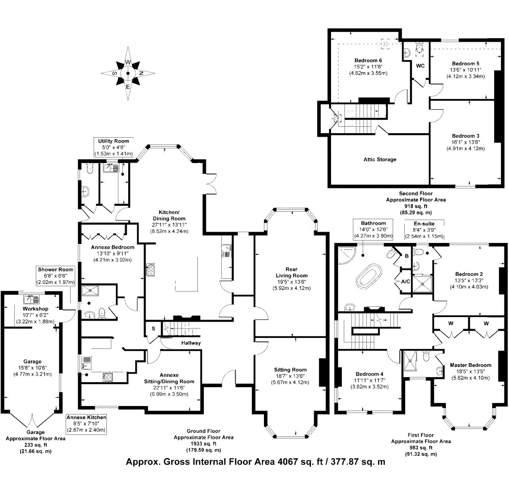Floorplans For The Park, Yeovil, Somerset