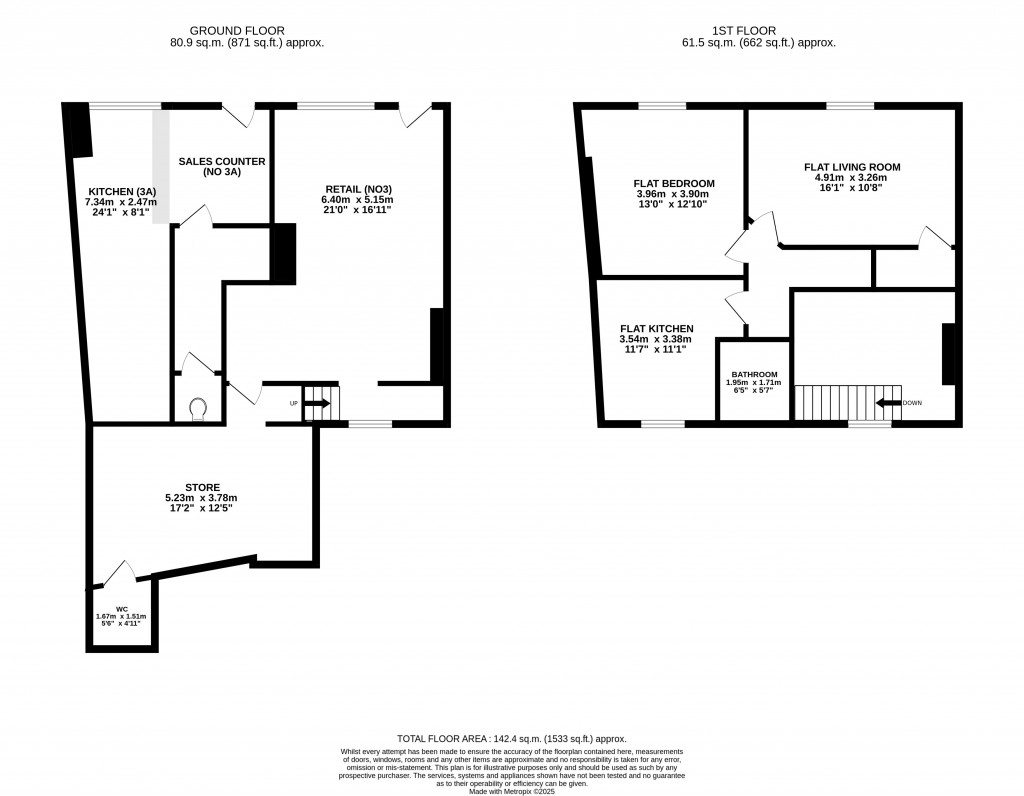 Floorplans For Fortescue Road, Radstock, Somerset