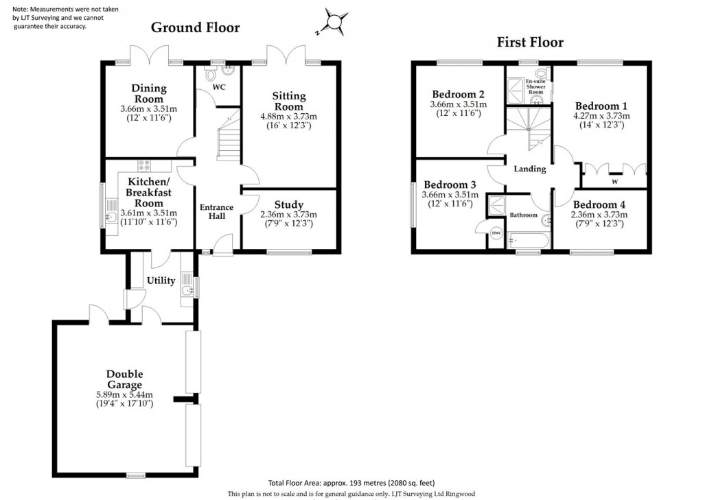 Floorplans For Witchampton Mill, Witchampton, BH21