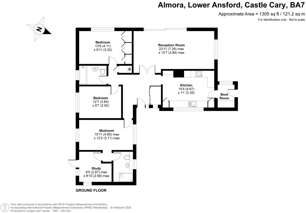 Floorplans For Lower Ansford, Castle Cary, Somerset