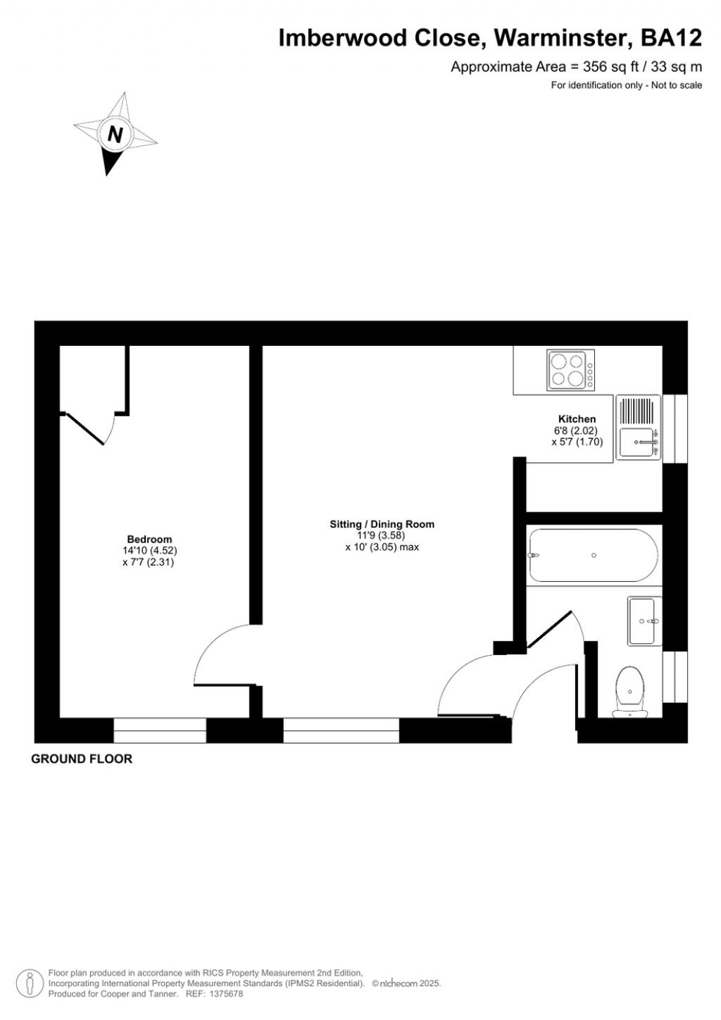 Floorplans For Imberwood Close, Warminster, Wiltshire