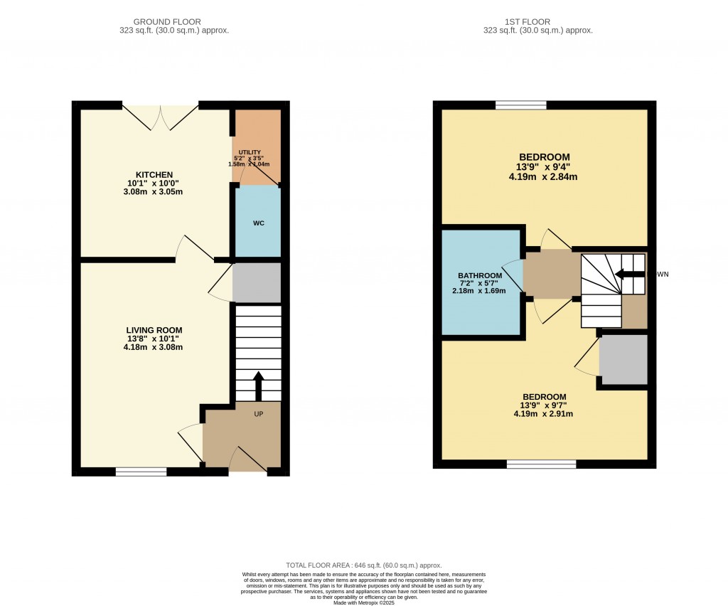 Floorplans For Curlew Way, Cheddar, Somerset