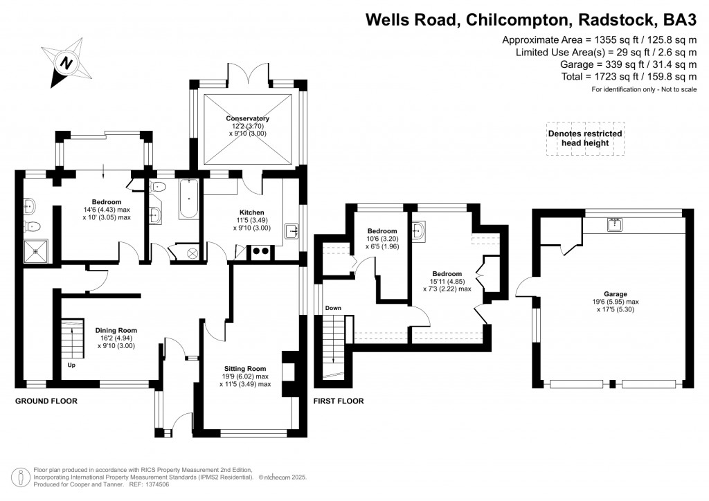 Floorplans For Wells Road, Chilcompton, Radstock, Somerset