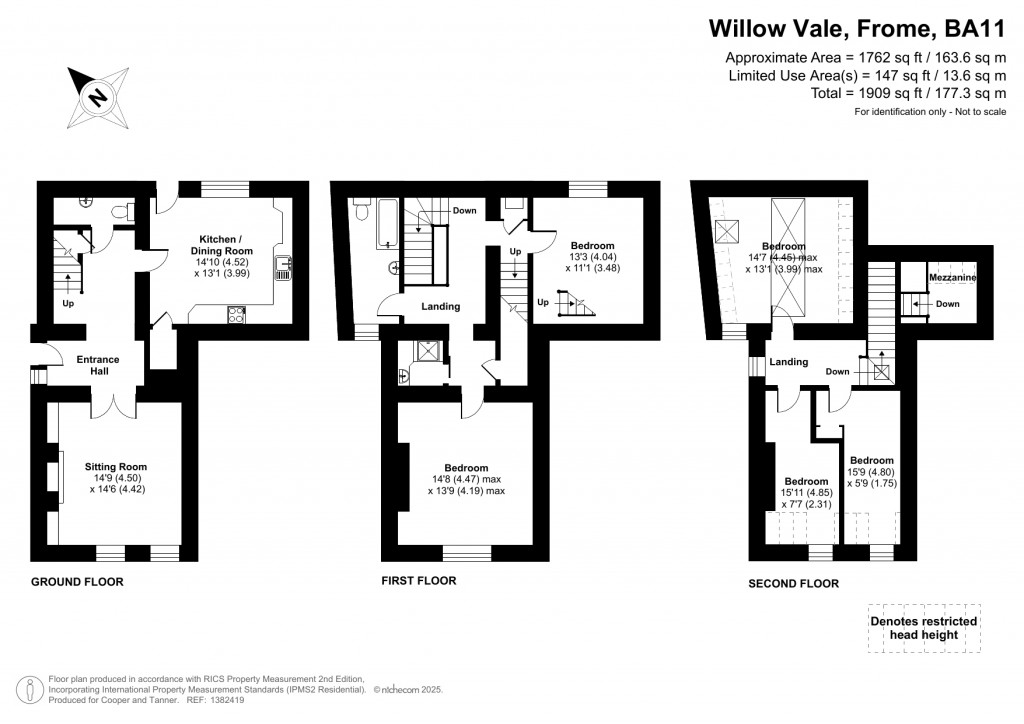 Floorplans For Willow Vale, Frome, Somerset