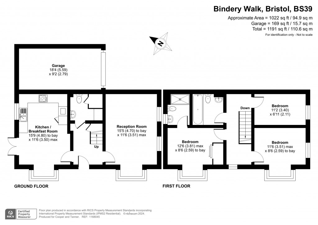 Floorplans For Bindery Walk, Paulton, Bristol, Somerset