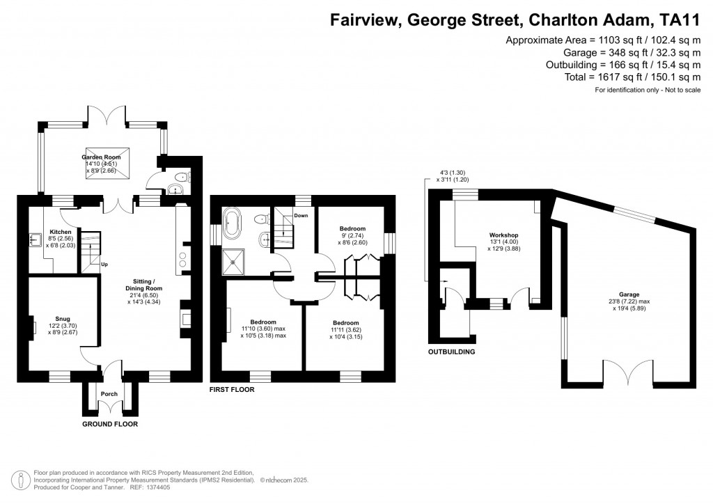 Floorplans For George Street, Charlton Adam, Somerset