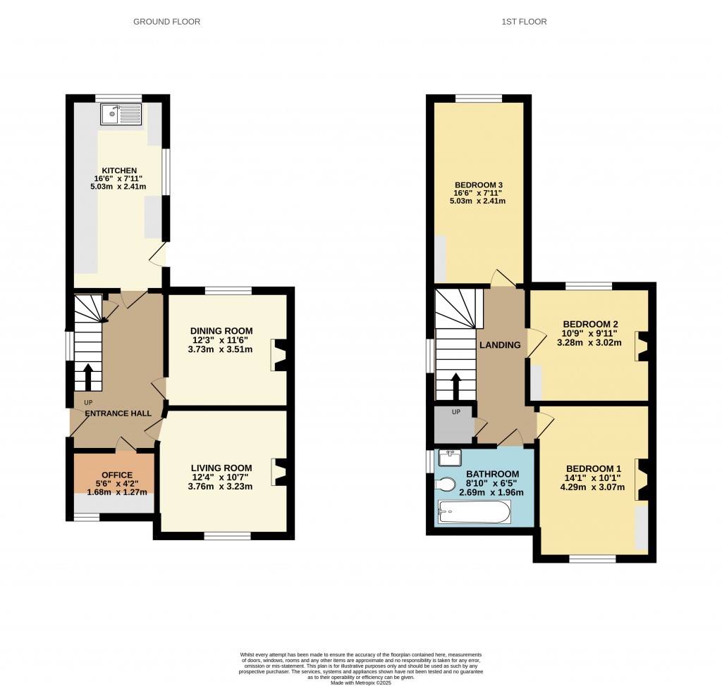 Floorplans For Grange Road, Street, Somerset