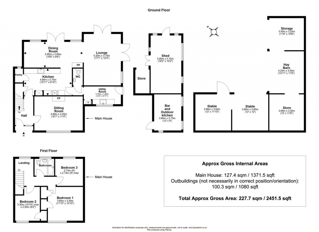 Floorplans For Bashley Common Road, New Milton, BH25
