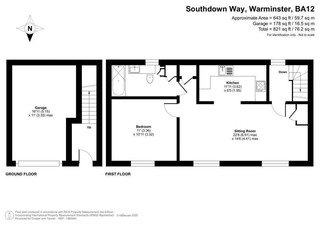 Floorplans For Southdown Way, Warminster, Wiltshire