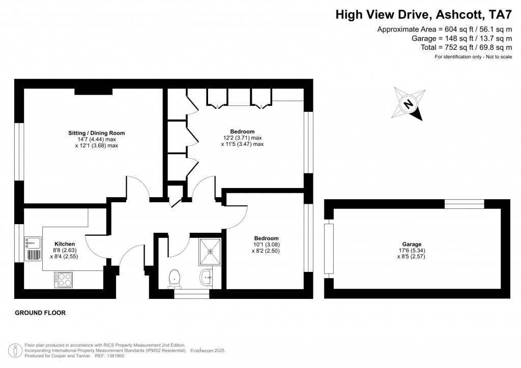Floorplans For High View Drive, Ashcott, Somerset