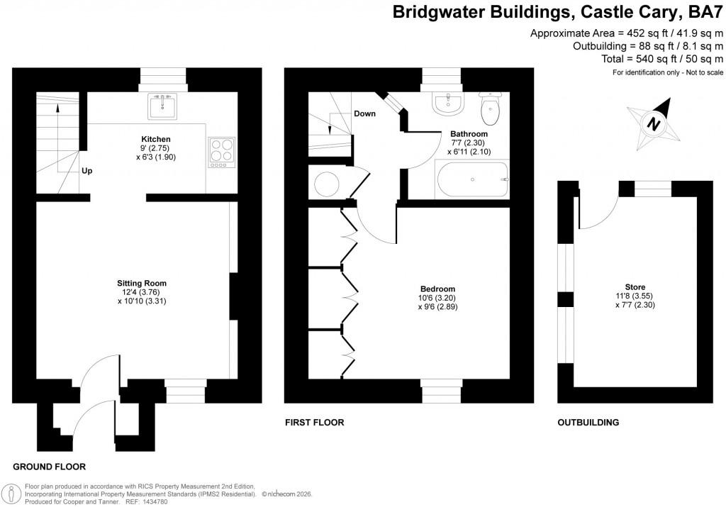 Floorplans For Bridgwater Buildings, Castle Cary, Somerset