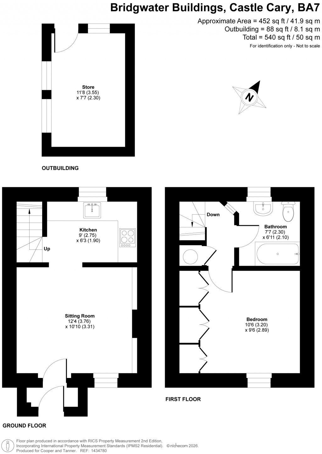 Floorplans For Bridgwater Buildings, Castle Cary, Somerset
