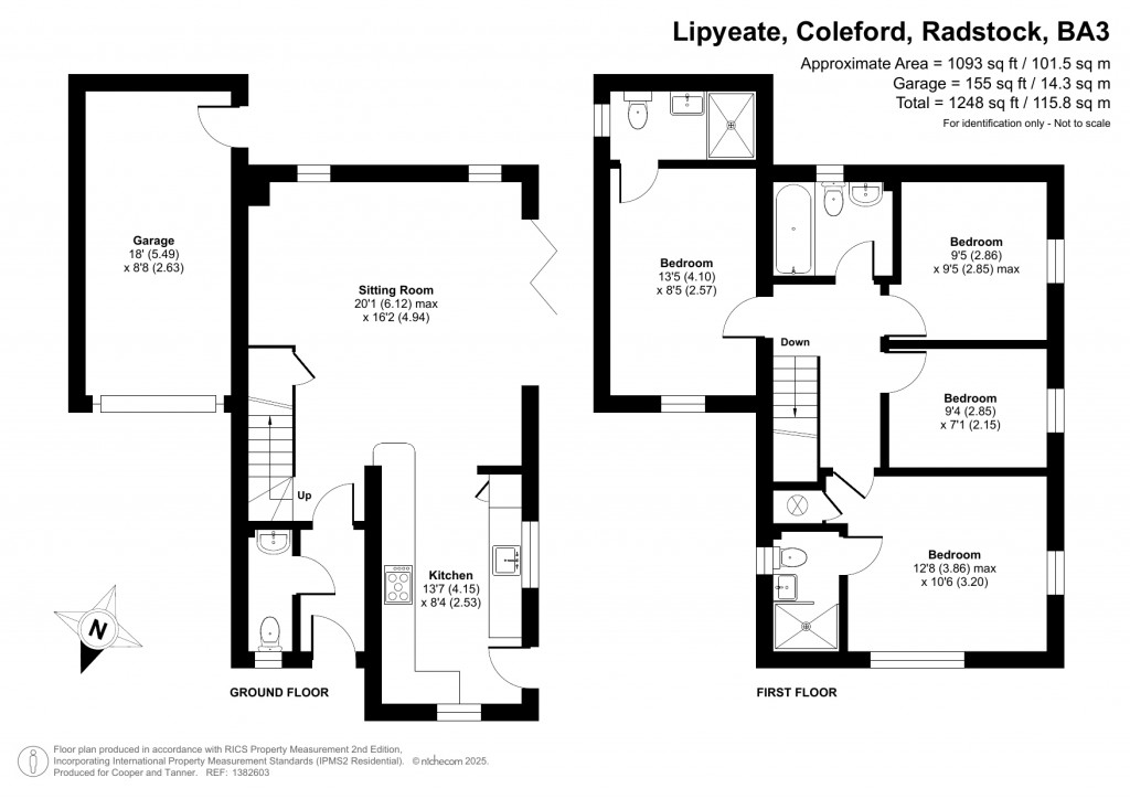 Floorplans For Lipyeate, Coleford