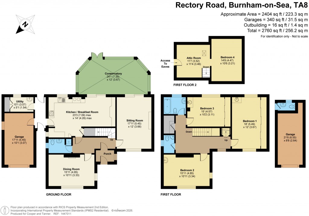 Floorplans For Rectory Road, Burnham-on-Sea, Somerset