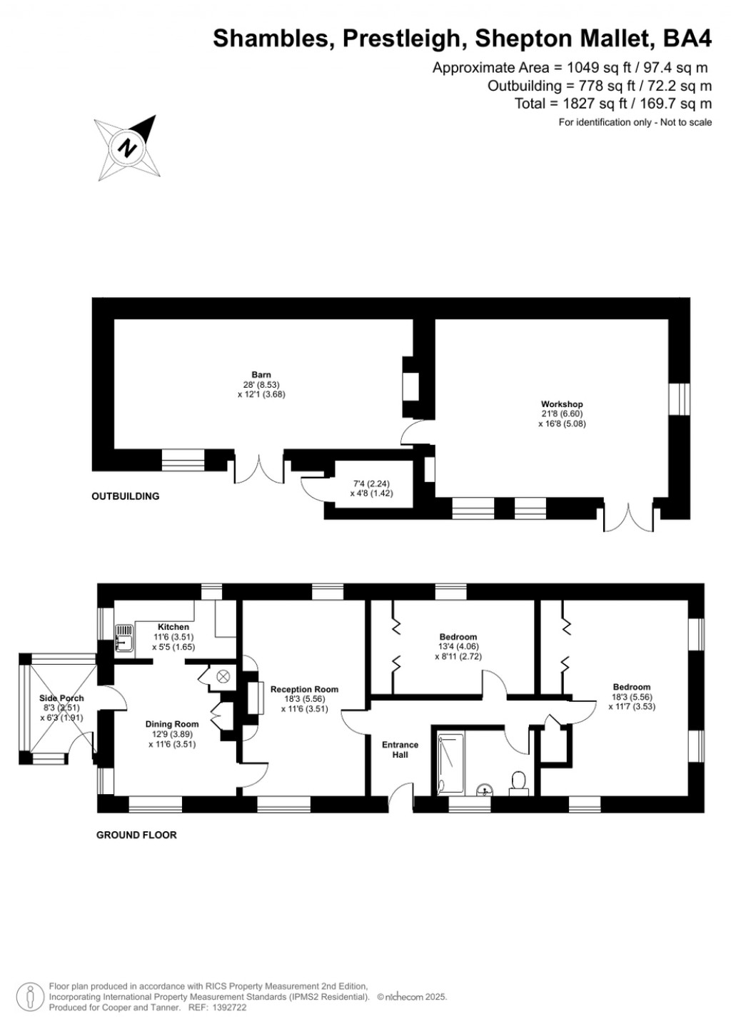 Floorplans For Prestleigh, Somerset