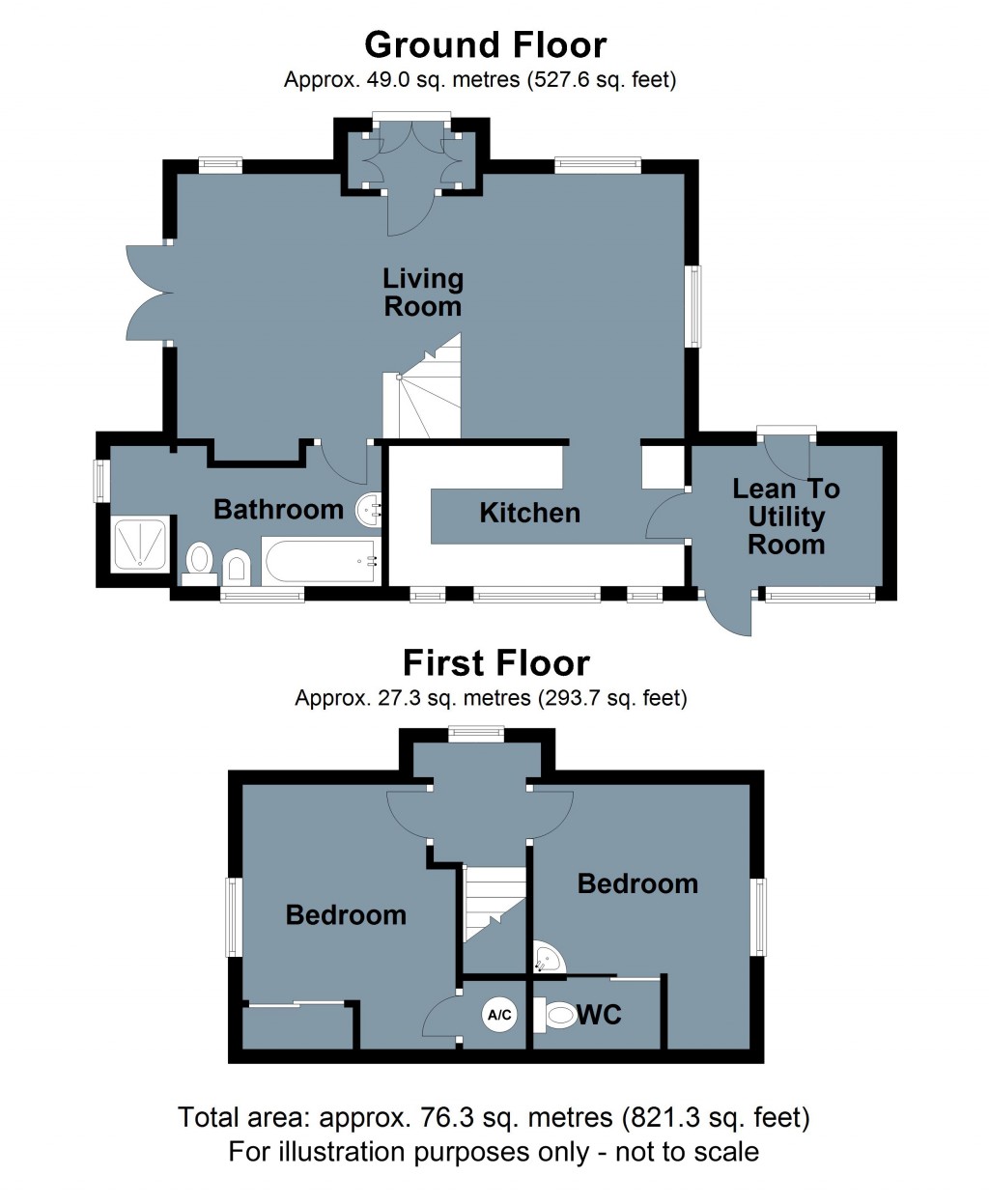 Floorplans For Marley Lane, Battle, East Sussex